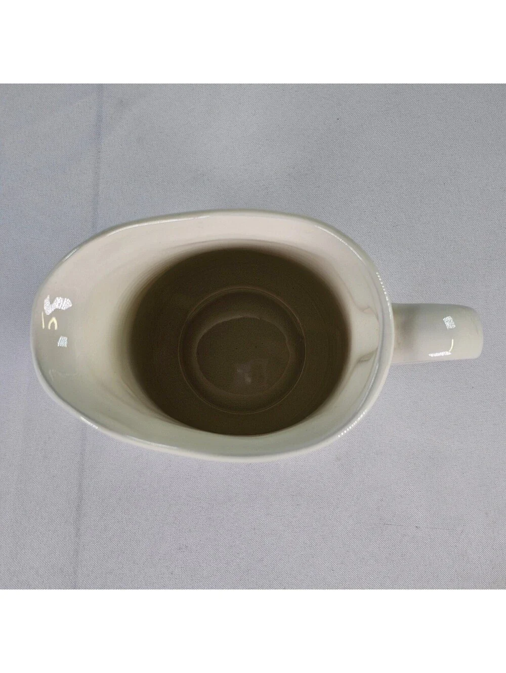 Vintage Tienshaw Stoneware Teddy Bear Ceramic Pitcher Cream Decor 7 Inch